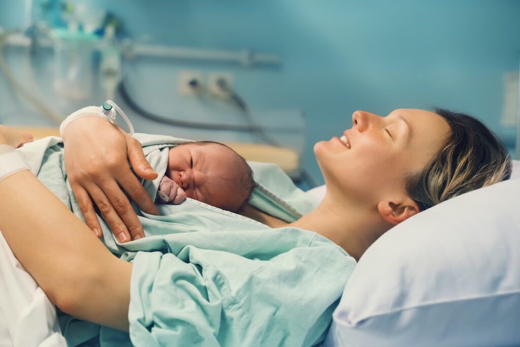 Mother and newborn, an example of just the beginning