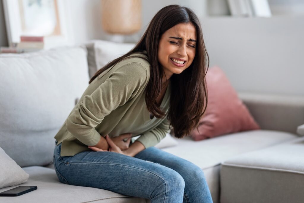 an example of period pain
