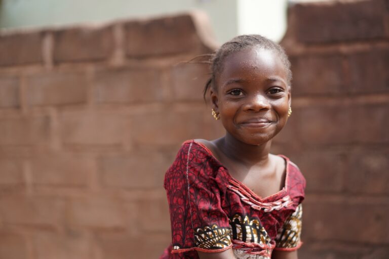Smiling African girl sickle cell